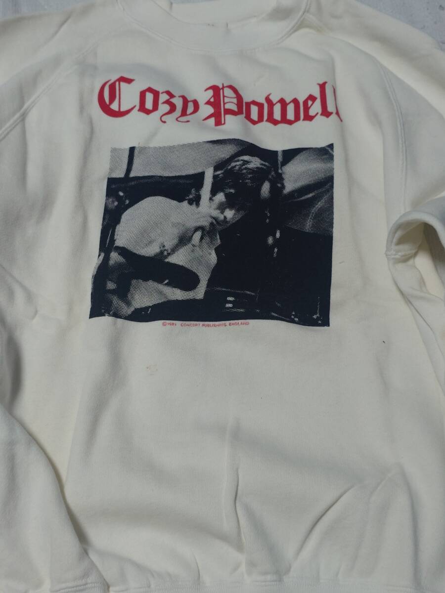 トレーナー Cozy Powell コージー・パウエル サイズ记载なし おそらくFサイズと思います。 Rock Zaオリジナル