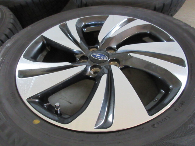 冬用/純正品set!! スバル XV フォレスター 純正 (BP)(17x7+55 5H/100) バリ溝(DUNLOP WM02) 225/60R17 純正戻し お探しの方に,是非 流用も 