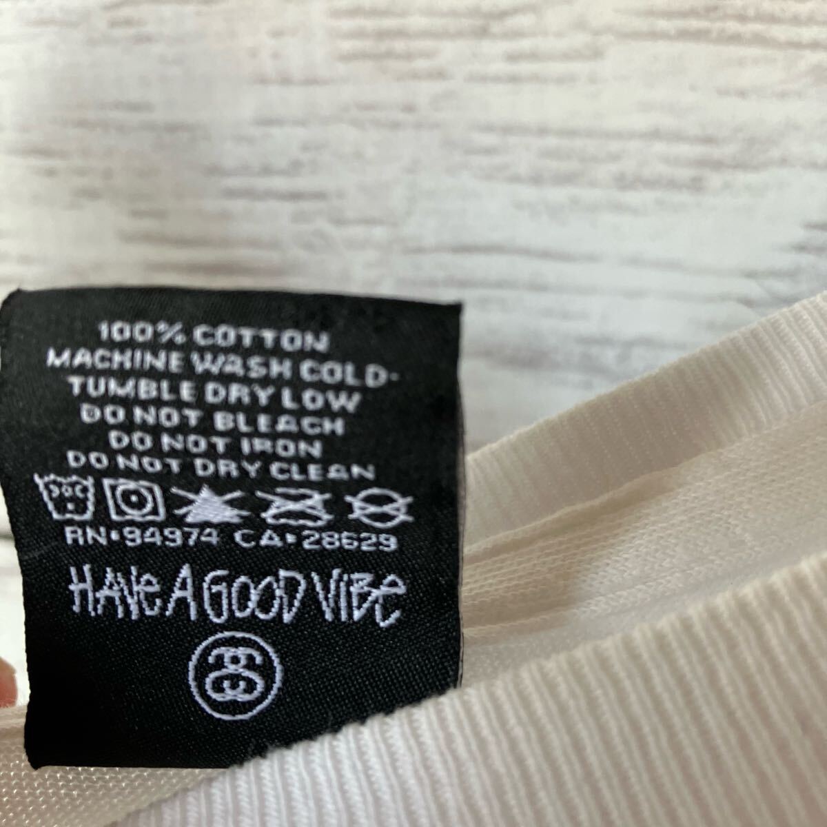 【希少old stussy】ステューシー 半袖Tシャツ ローマの休日 シャネルロゴ ツイストガール 8ボール tee shirt vintage