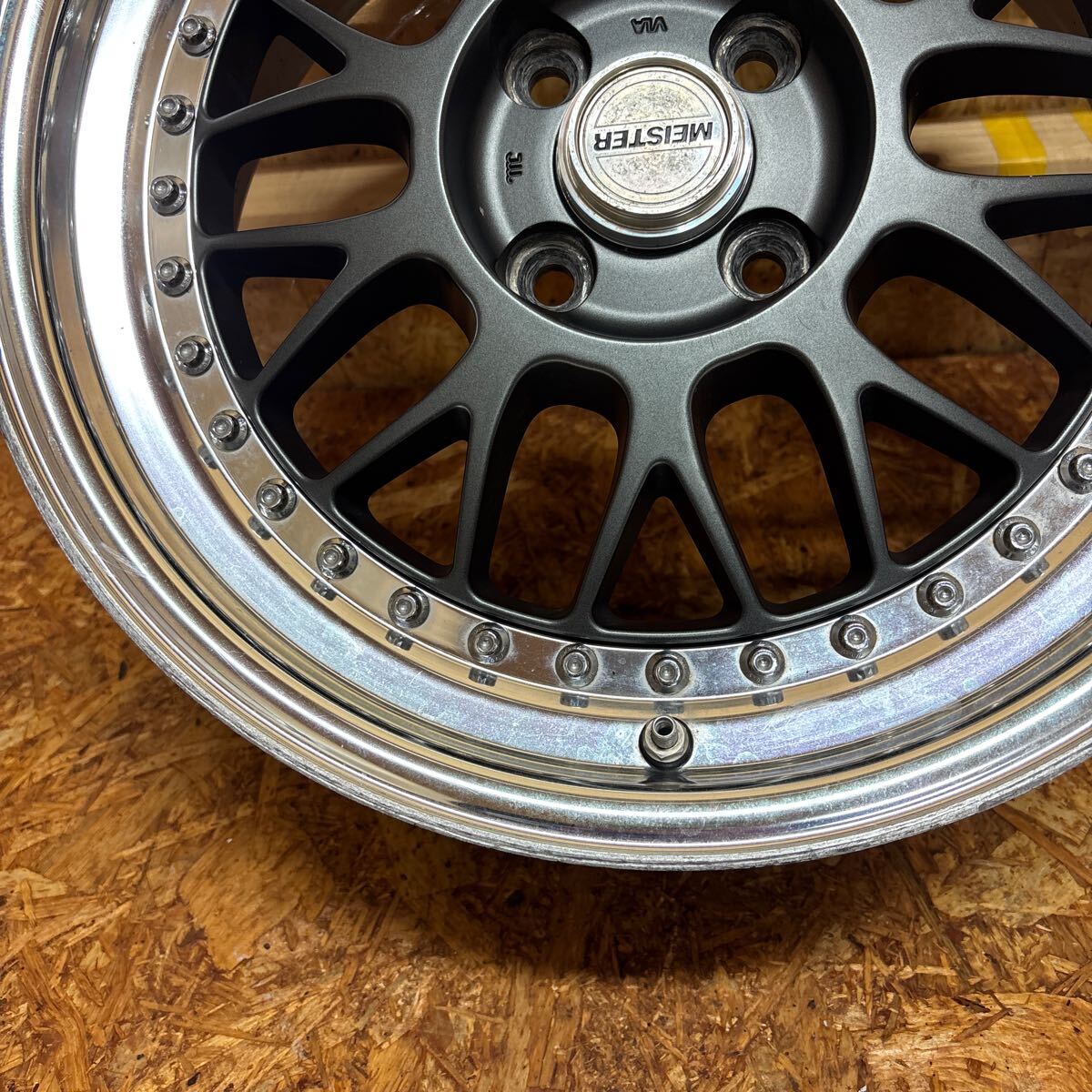  редкий *WORK* Meister M1*16×6+38/6.5J+32*100/4 дыра * запасной li barrel JDM