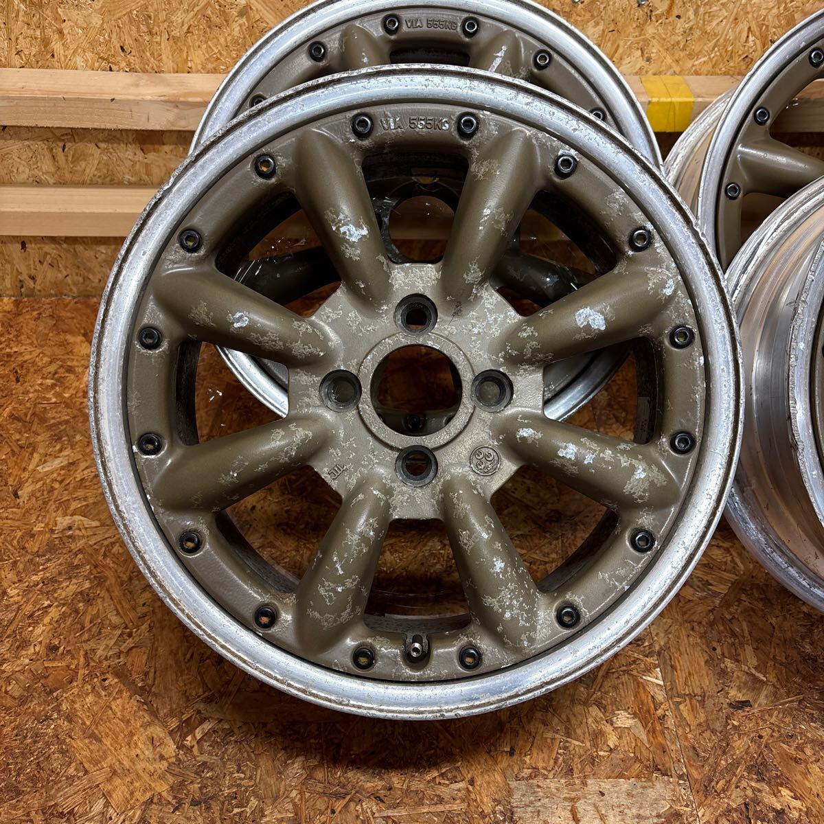 希少☆SSR☆ワタナベ☆RS-8☆15×6J+40☆100/4穴☆軽サイズ☆アルト　ラパン　エブリィ　キャリー　ミラ　ジーノ　リバレル　JDM