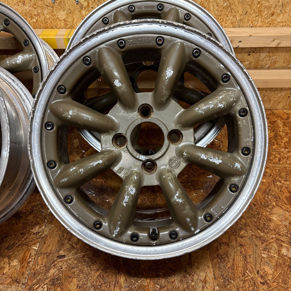 希少☆SSR☆ワタナベ☆RS-8☆15×6J+40☆100/4穴☆軽サイズ☆アルト　ラパン　エブリ?！ˉ悭戛`　ミラ　ジーノ　リバレル　JDM