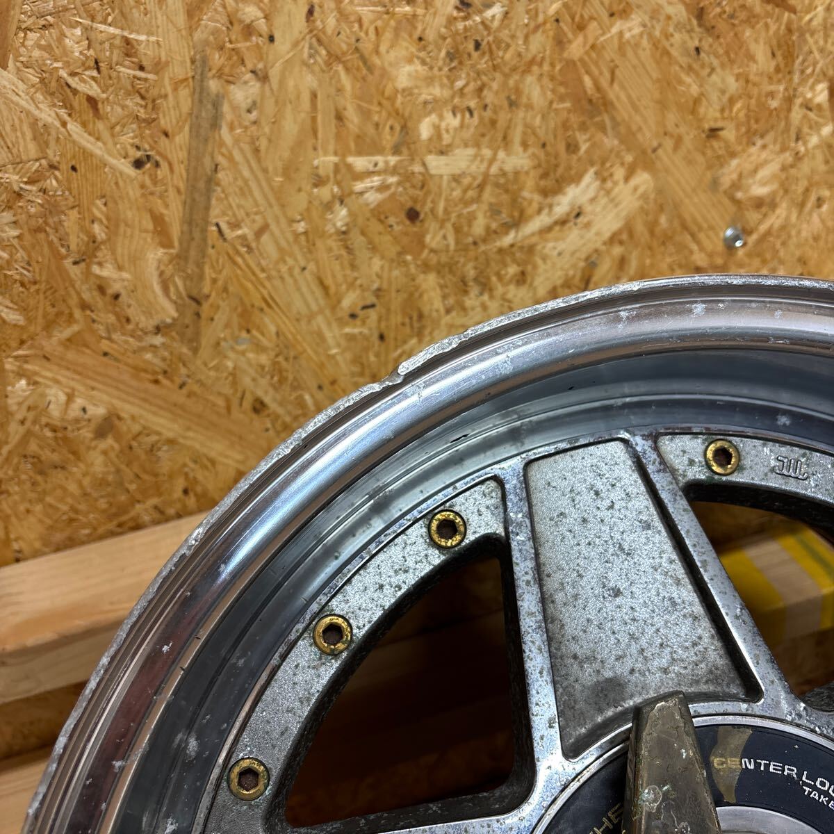 超希少☆SSR☆ハート☆當(dāng)時(shí)物☆スピナースポーク☆15×7J+12☆114.3/5穴☆舊車(chē)　クラウン　ソアラ　マーク2　セドリック　リバレル　JDM