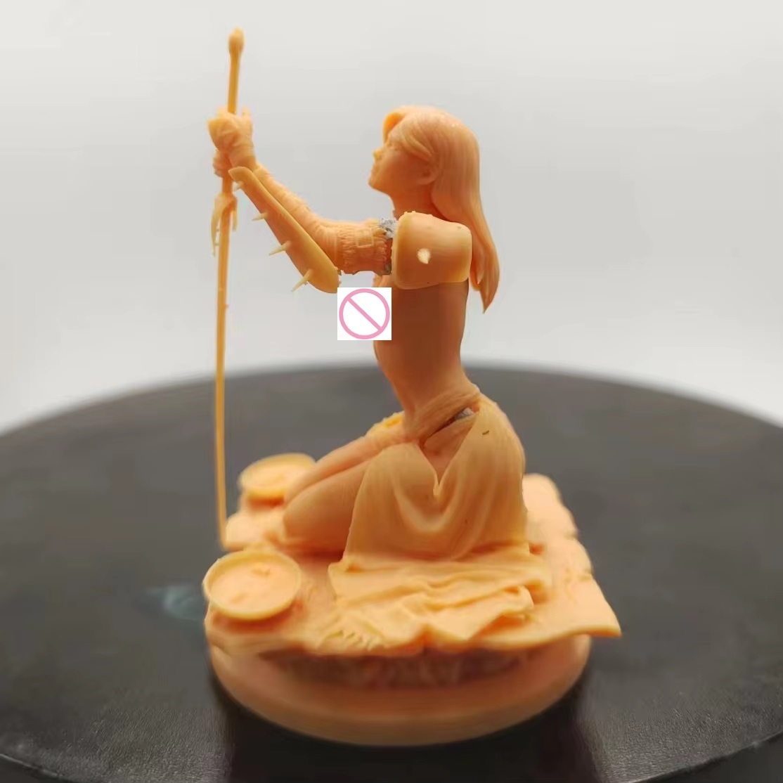 1/24 ファンタジー 祈る 女性 剣士 キーラ 乳出し カスタム 樹脂 模型 未涂裝 未組み立て レジン フィギュア OR V896