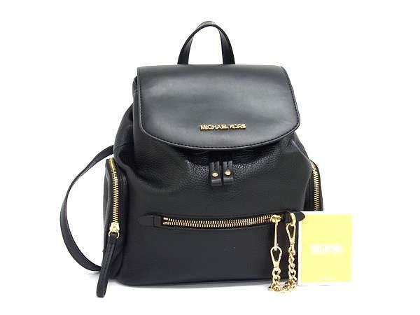 【即発】MICHAELKORS レディースリュックサック【国内発】 1円 □極美品□ MICHAEL KORS マイケルコース レザー リュック