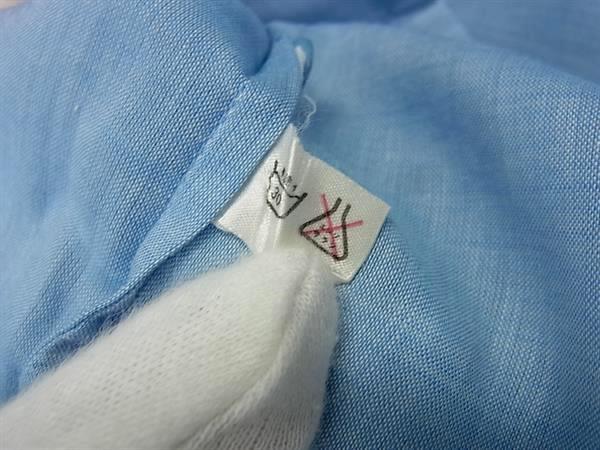 1円 ChristianDior クリスチャンディオール ノースリーブ トップス シャツ 洋服 レディース ライトブルー系 BN3039