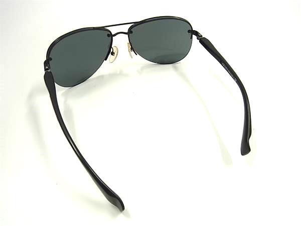 1円 PRADA プラダ サングラス SPS 56M 62□14 メガネ 眼鏡 メンズ レディース ブラック系 BQ0065