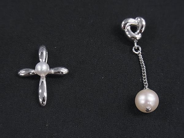 1円■極美品?■ タサキ ミキモト 本真珠 アコヤ真珠 パール SV925 ネックレストップ リング アクセサリー等 5點(diǎn)セット まとめ売り DB1639