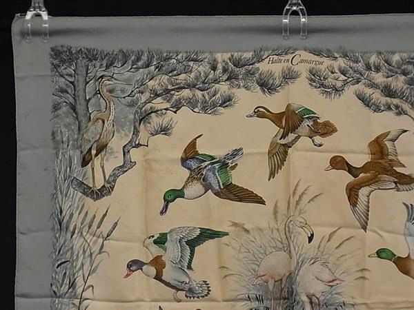 エルメス スカーフ 限定品 カマルグでの休息 1円 HERMES エルメス Halte en Camargue【カマルグでの休息