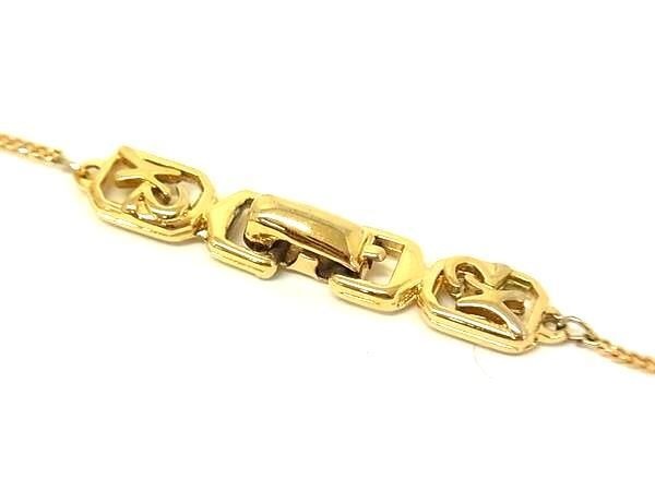 ■極美品■ NINA RICCI ニナリッチ ラインストーン ネックレス ペンダント アクセサリー レディース ゴールド系 DG2492