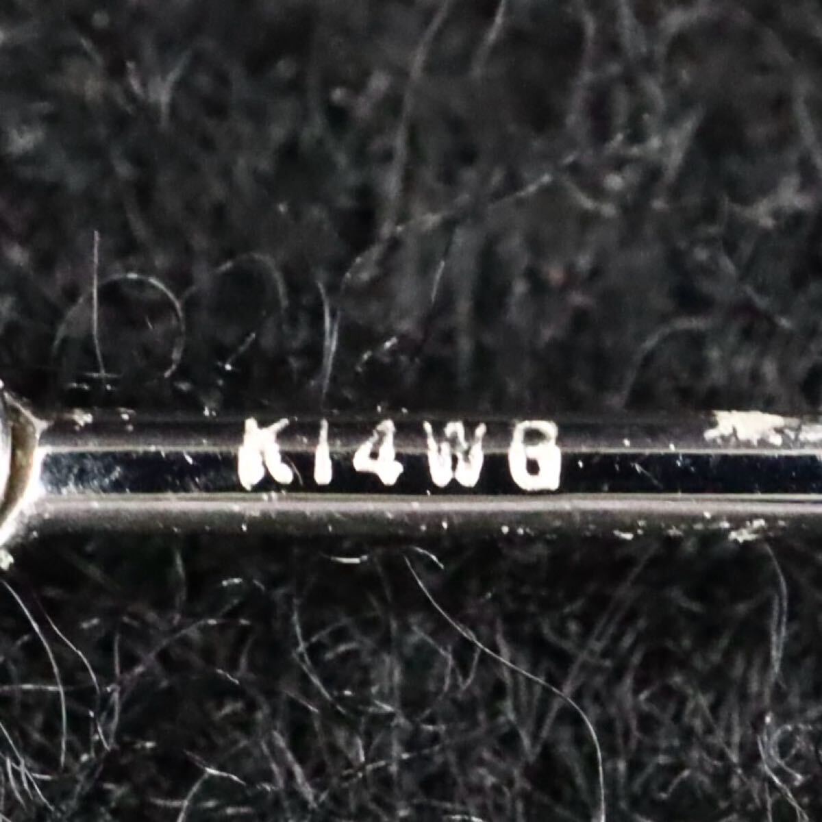 0.025/0.25ct!!K14WG!!良品!.▲天然ダイヤモンドピアス▲J 約1.5g diamond pierce ダイヤ ジュエリー jewelry EA8/EA8 S141