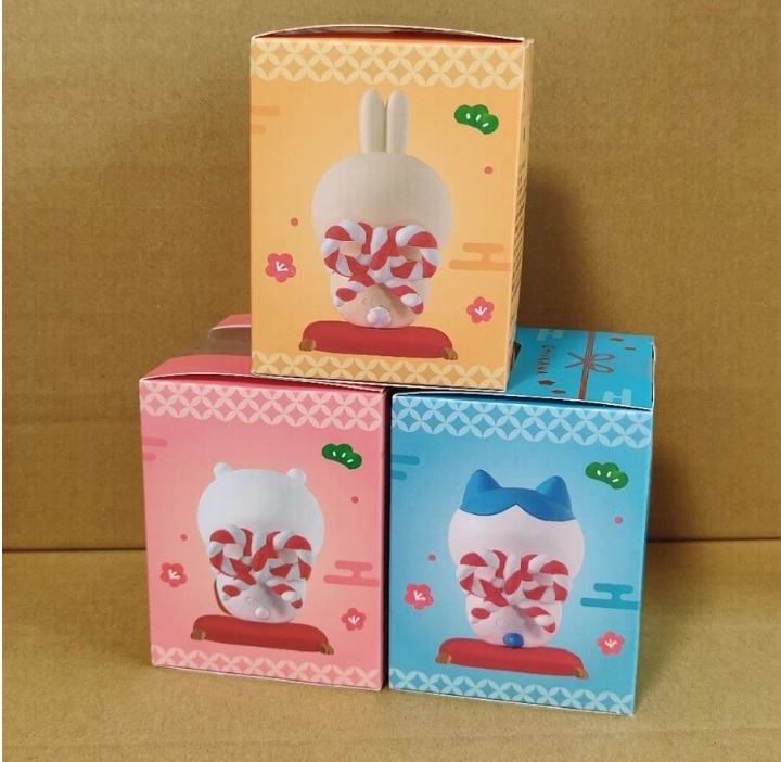 ジェシカラビット 他 3個セット 画像2未開封品 画像1、3開封品 ちいかわ CHIKAWA 台湾限定 ハチワレ うさぎ福招きフィギュア3点
