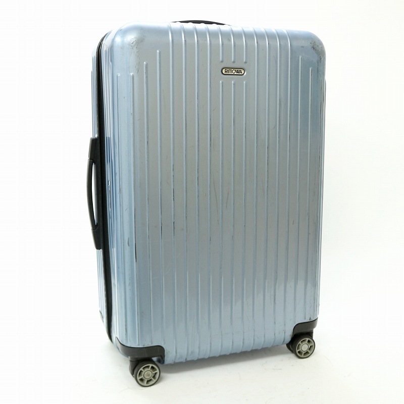 リモアスーツケース　RIMOWA リモアキャリーケース 10泊以上] リモワ サルサエアー 91L アイスブルー 4輪 RIMOWA