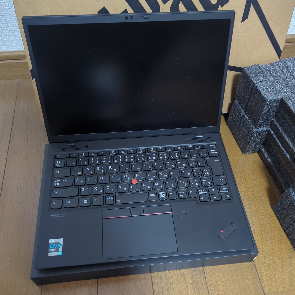 ジャンク Lenovo ThinkPad X1 Nano Gen 1 Windows11 第11世代 i5-1130G7 16GB カメラ Wi-Fi6 2K対応 13型 箱付