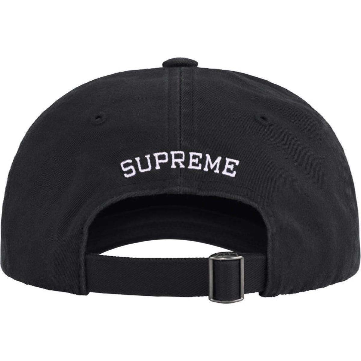 25ss Supreme Wings Logo 6-Panel Black タグ ステッカー付 Supreme Online シュプリーム キャップ ロゴ 黒 S
