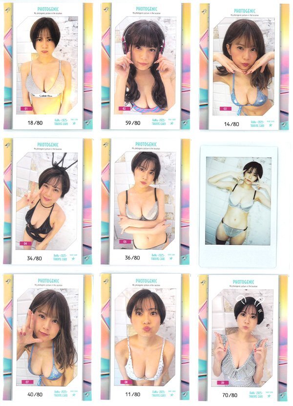 【お得セット】HIT'S/RaMu5　～2025～ フォトジェニックカード　8種 + オフショットチェキ1種　貴重！ 250523-209
