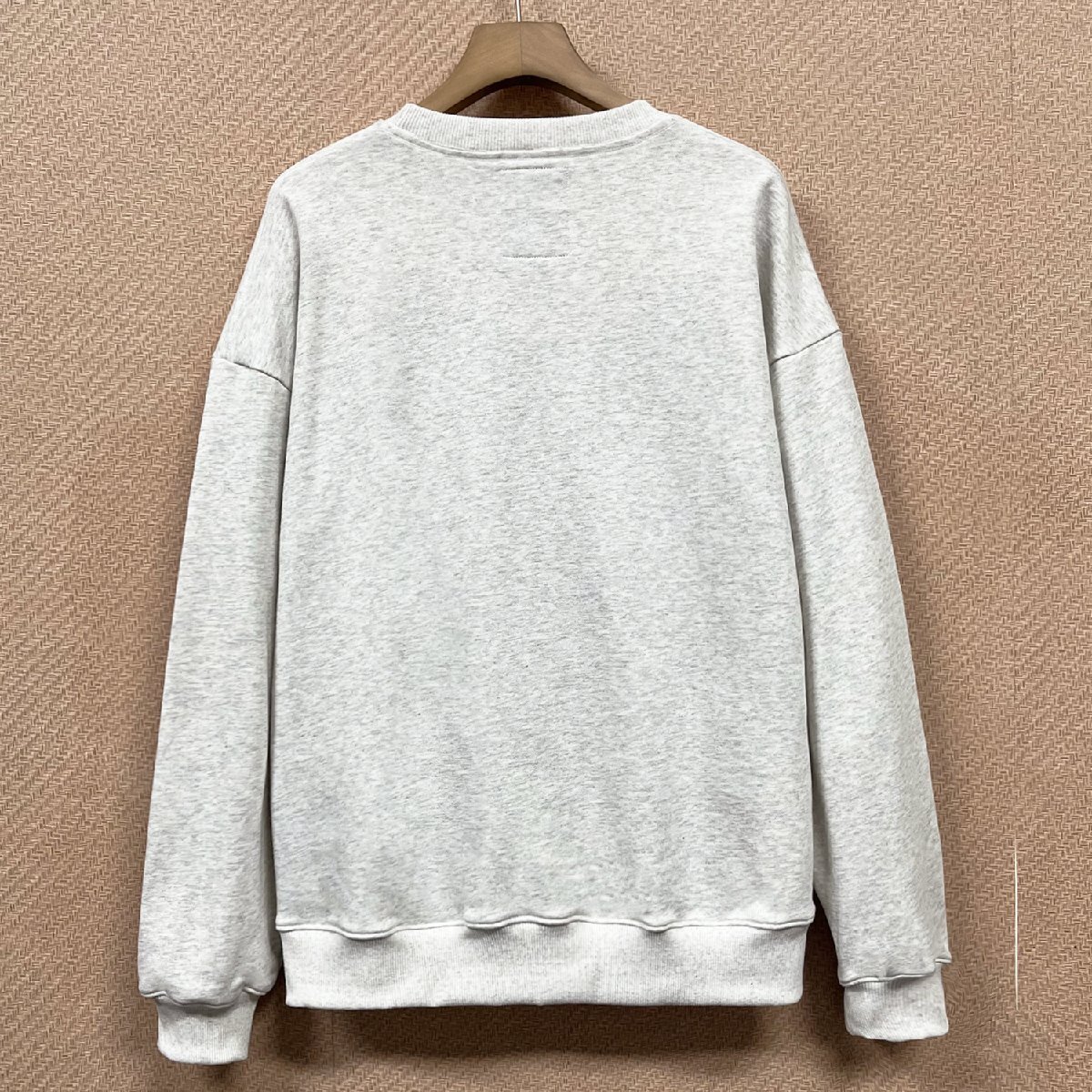 上品ヨーロッパ制※定価4萬◆ブルガリア発※RISELINトレーナー 綿100％ 保溫 クマ 花柄 派手 カラフル プルオーバー スウェット 日常 L/48