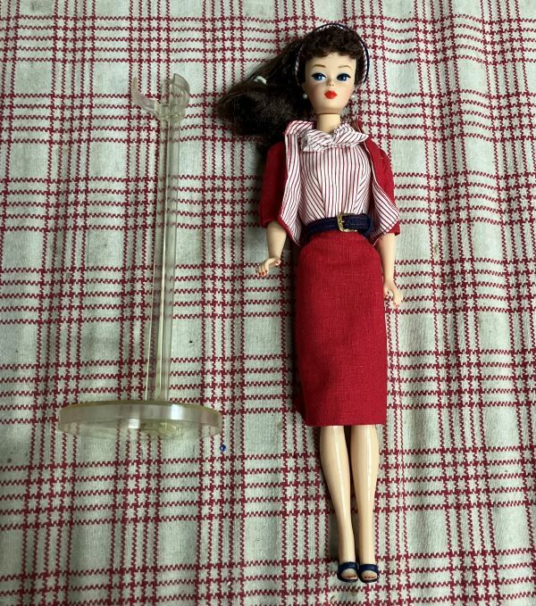 【E243】Barbie バービー人形 1965年 復(fù)刻版 Busy Gal ビジー?ギャル ドール 著せ替え人形 現(xiàn)狀品