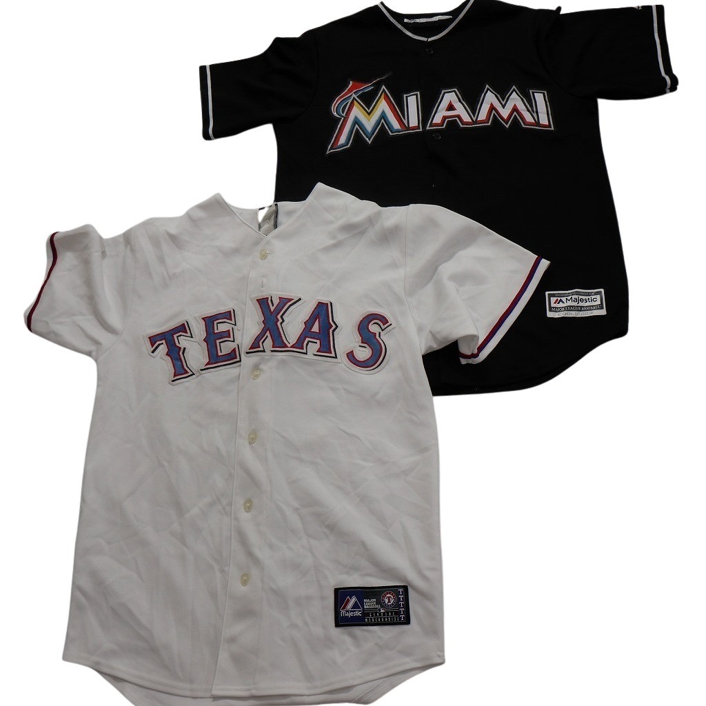 б/у одежда . продажа комплектом MLB игра рубашка форма 8 шт. комплект ( мужской M ) пятно -bs машина jinarus Ranger sNA6387 1 иен старт 
