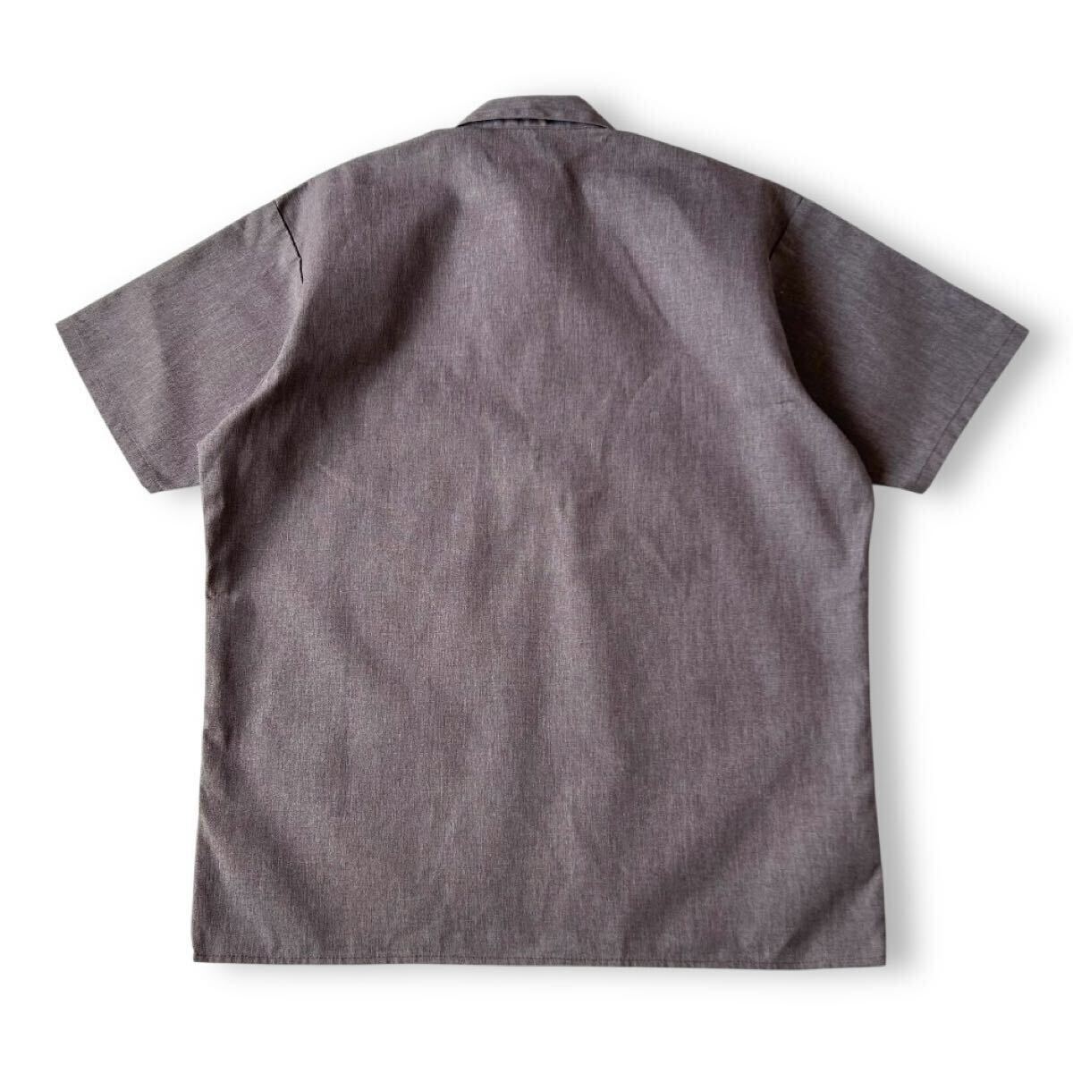 美品 USA制 90s BEN DAVIS ベンデイビス TALON ハーフジップ ワーク シャツ M 半袖 プルオーバー メンズ アメリカ制 ヴィンテージ vintage