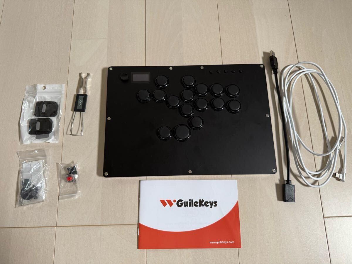 GuileKeys GK-16 ブラック アケコン レバーレスコントローラー