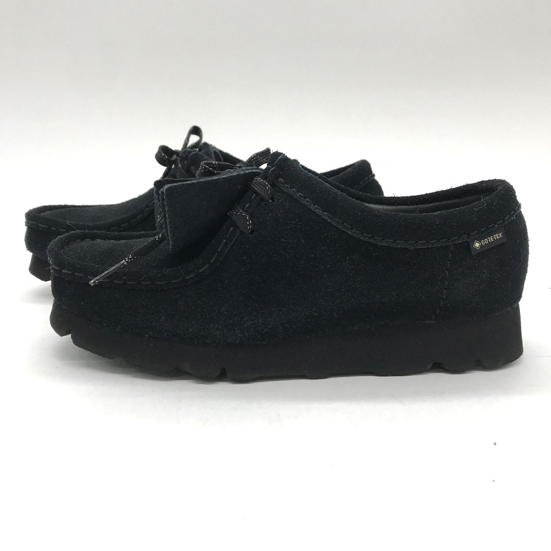 CLARKS Clarks wala Be обувь Wallabee GTX Gore-Tex с коробкой женский UK5.5 24.5cm черный обувь B14165*