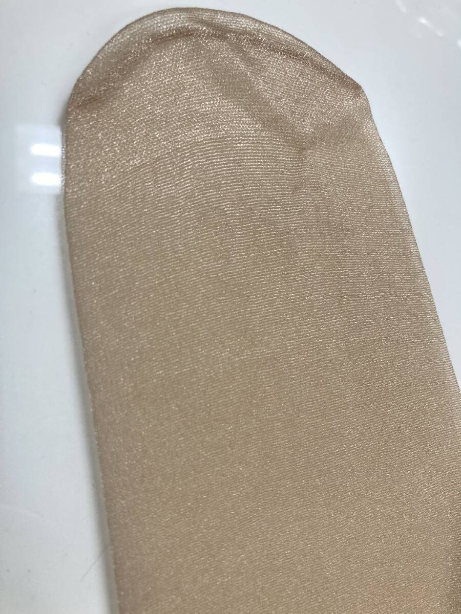 6250003オイルシャインオールスルーストッキング0デニール超光沢センター補強ナシ肌色スパンデックス高配合36.9％