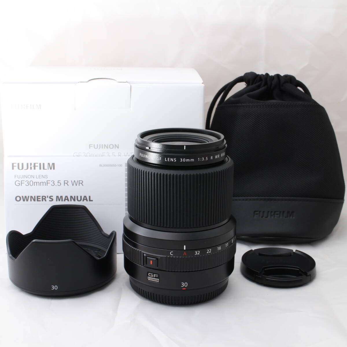 ☆新品級☆ FUJIFILM GF30mmF3.5 R WR フジフイルム フジノン GFレンズ 30 3.5 #3674