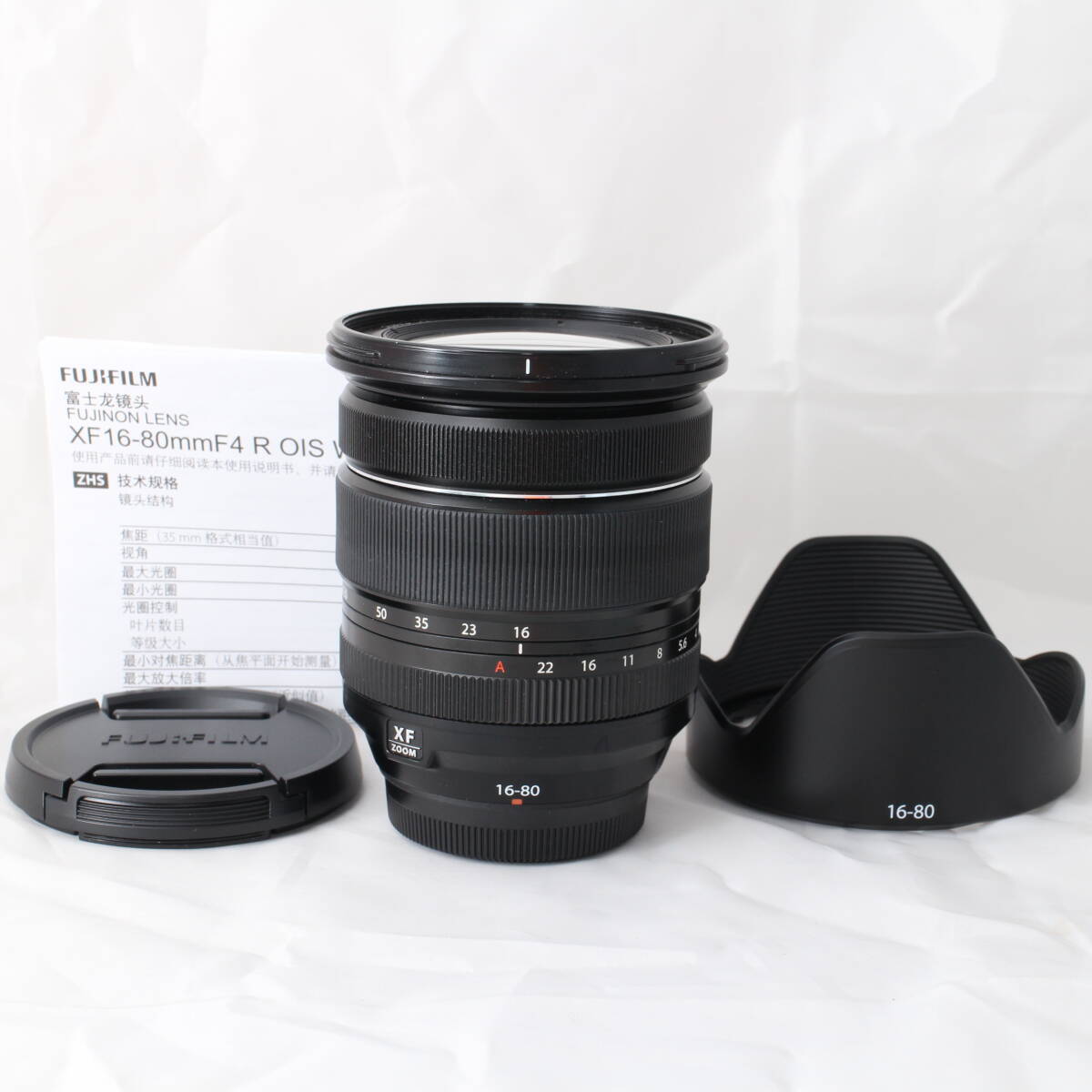 ☆良品☆ FUJIFILM XF16-80mmF4 R OIS WR フジフィルム XFレンズ #3751