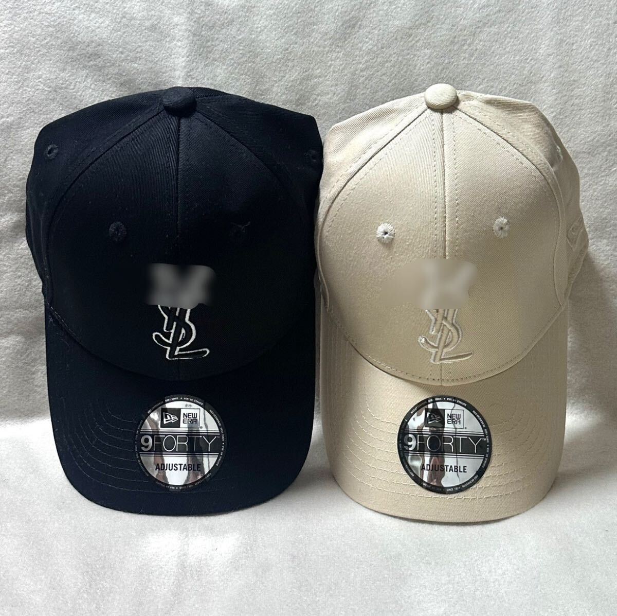 Saint Laurent ×New ERAコラボ キャップ ブラック 帽子 サン