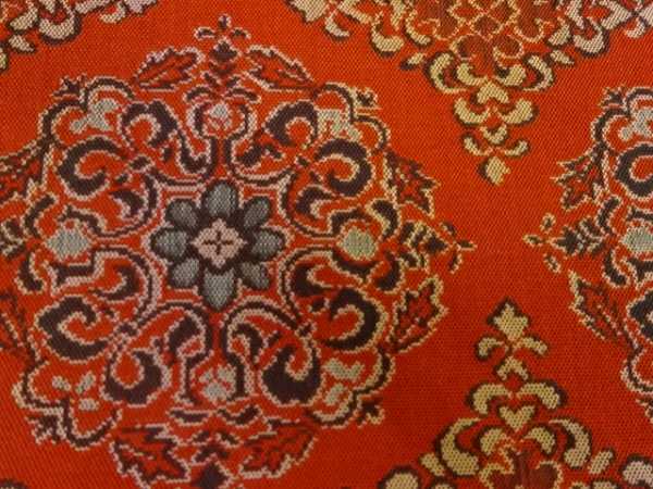 ys7408223; 宗sou 華紋模様織出し全通洒落袋帯【着】