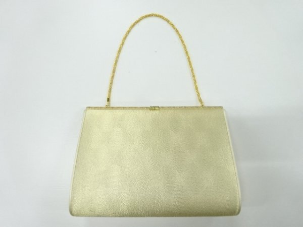 180052# 【1円～】よろけ橫段模様織出し和裝バッグ