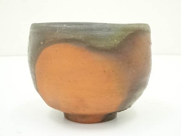 【若福】小西陶蔵『備前茶碗』備前焼茶碗 備前焼 茶碗 備前茶碗 共箱 共布 栞付 保証品 茶道具 可』初だし 備前焼 小西陶蔵作 備前茶碗 共箱 茶道具 初荷 骨董 古玩