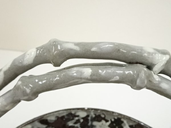 ys7384105; 宗sou 京焼 宮本翠浩造 乾山写雪笹文手鉢（