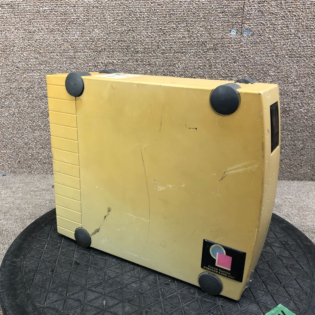 98-1411 супер-скидка retro PC детали установленный снаружи HDD жесткий диск единица CIRCUIT-LINKAGE CHQII-1080 SCSI электризация. источник питания on. off ok HDD нет junk