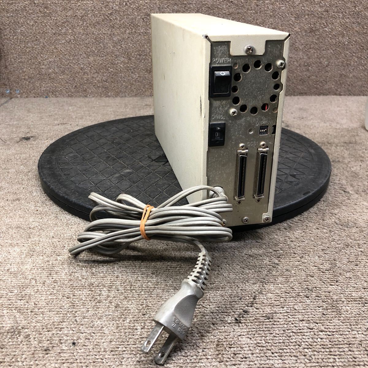 98-1453 激安 レトロPC パーツ 外付け MOドライブ 230MB Logitec Eclace LMO-420H SCSI 通電.電源オン.オフok ジャンク