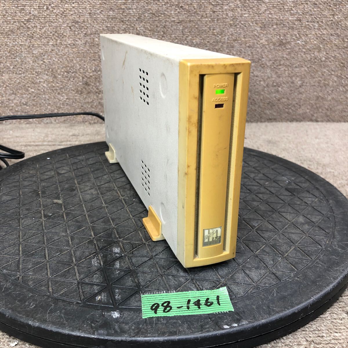 98-1461 激安 レトロPC パーツ 外付けHDD ユニット IO DATA HDVS-U2.1G/AP SCSI 通電.電源オン.オフok HDD無し ジャンク