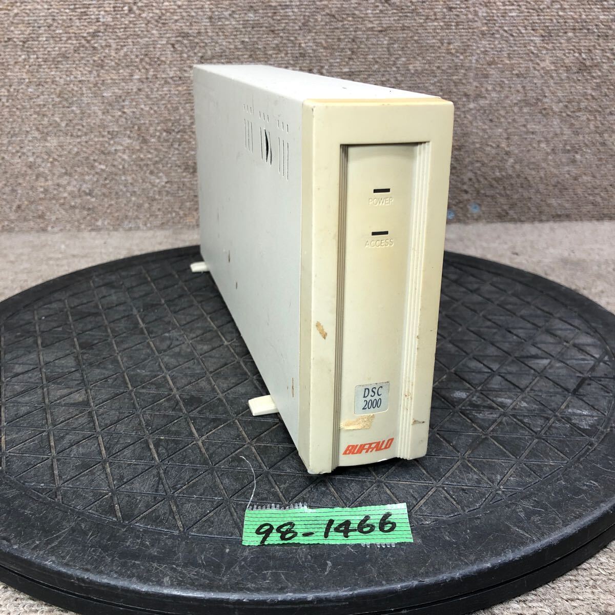 98-1466 激安 レトロPC パーツ 外付けHDD ハードディスクユニット BUFFALO DSC-D200P メルコ SCSI 動作未確認 HDD無し ジャンク