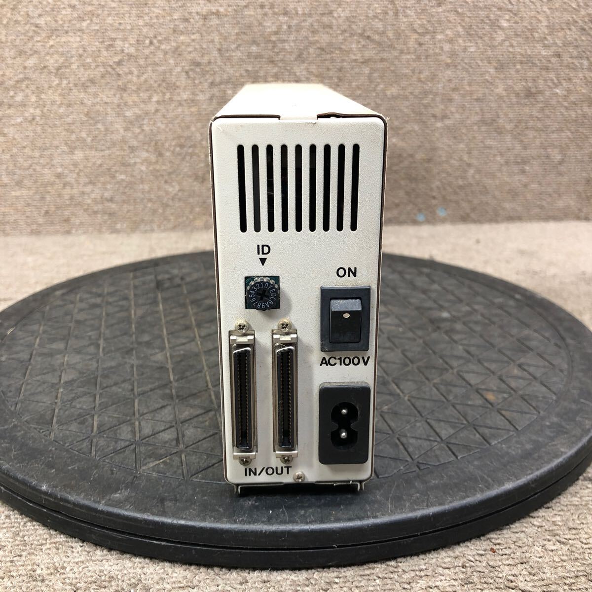 98-1490 激安 レトロPC パーツ 外付けHDD ハードディスクユニット 緑電子 NOVA V-240 SCSI 通電.電源オン.オフok HDD無し ジャンク
