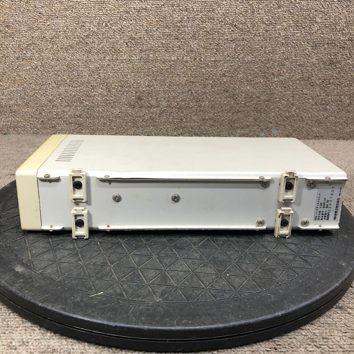 98-1490 激安 レトロPC パーツ 外付けHDD ハードディスクユニット 緑電子 NOVA V-240 SCSI 通電.電源オン.オフok HDD無し ジャンク