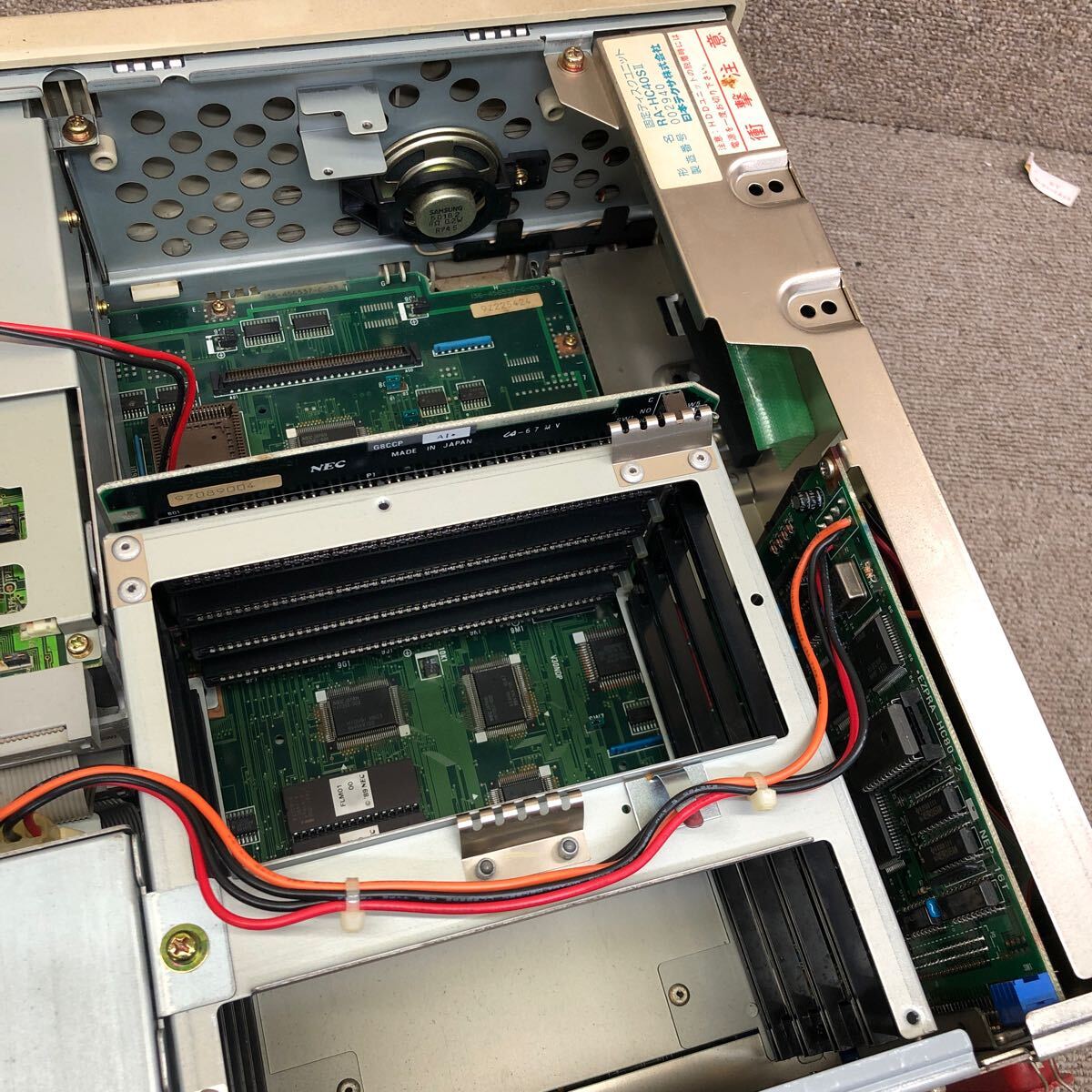 DT98-706 激安 PC98 デスクトップ NEC PC-9801RS HDD欠品 通電不可 ジャンク