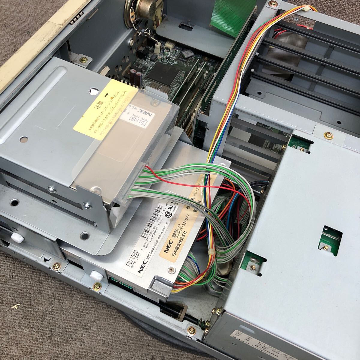 DT98-729 супер-скидка PC98 настольный NEC PC-9821 Xs MEM 13312KB HDD отсутствует память проверка до подтверждено Junk 