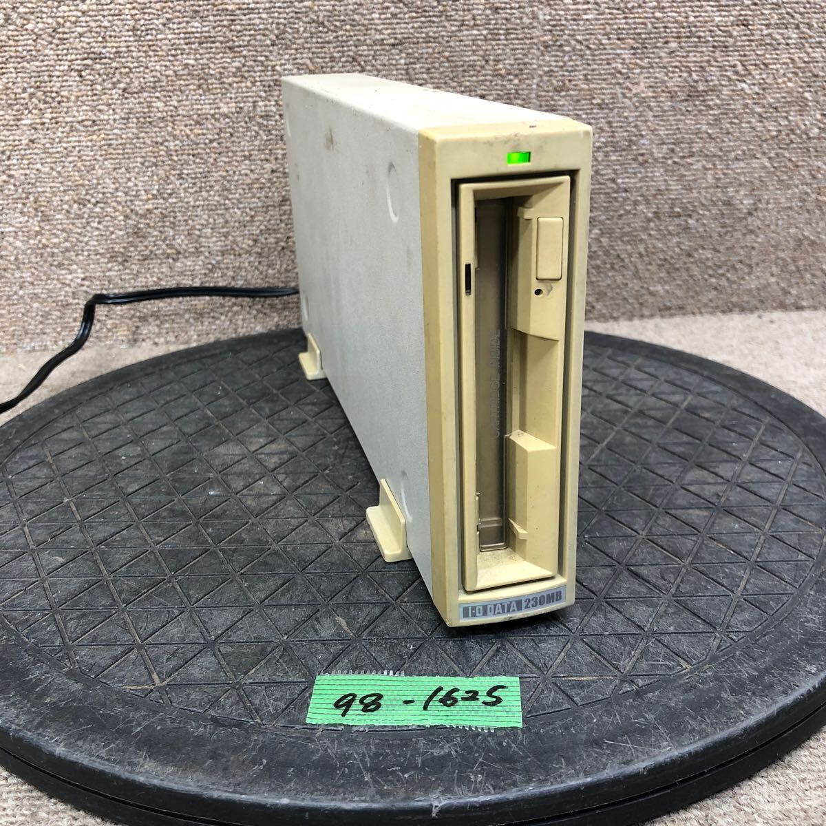 98-1625 激安 レトロPC パーツ 外付け MOドライブ 230MB IO DATA アイオーデータ MOF-230/98IIIP 通電.電源オン.オフok ジャンク