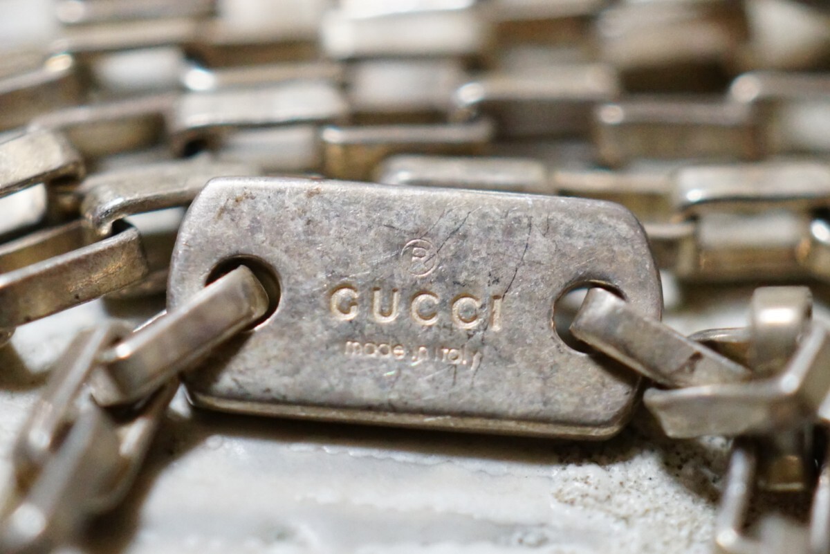 450 GUCCI/ Gucci за границей производства бренд серебряный колье подвеска Vintage аксессуары SILVER 925 печать серебряный ювелирные изделия декортивный элемент 