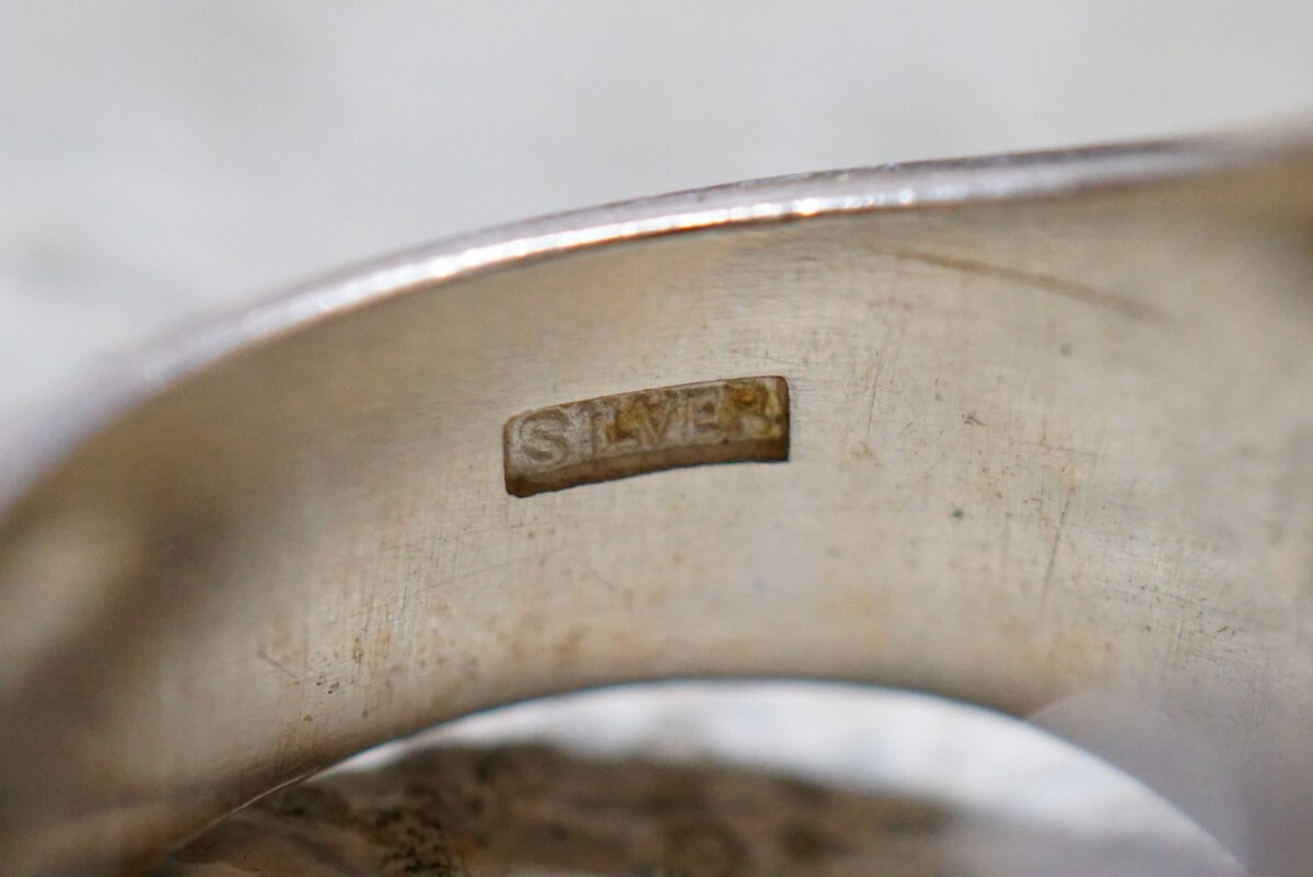 951 天然タンザナイト リング 指輪 ヴィンテージ アクセサリー SILVER刻印 天然石 色石 寶石 カラーストーン 裝飾品