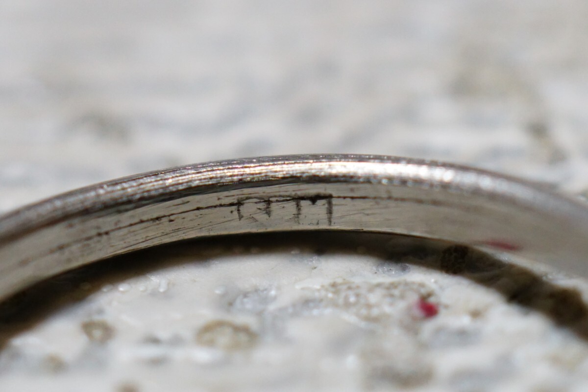 1128 昭和レトロ カラーチェンジサファイア サンプラチナ/SPM刻印 リング 指輪 ヴィンテージ アクセサリー 色石 寶石 カラーストーン