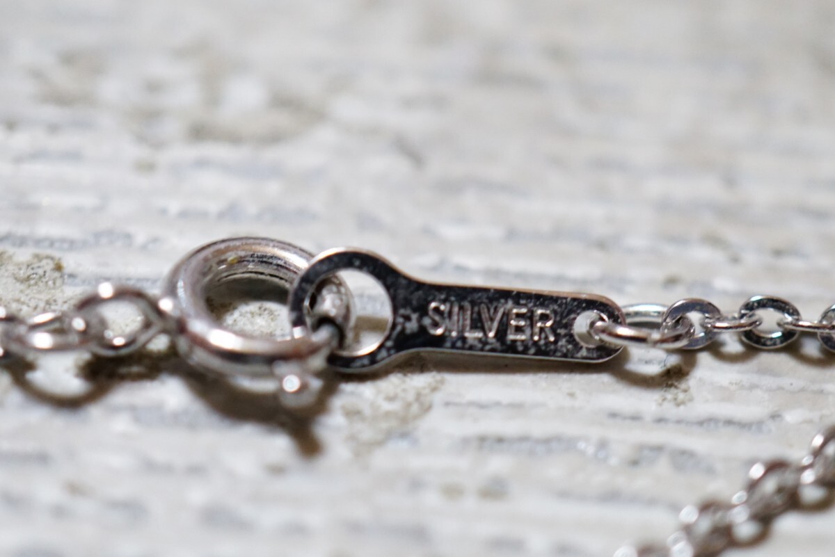 1473 天然ダイヤモンド 0.05ct アコヤ真珠 本真珠 パール シルバー ペンダント ネックレス ヴィンテージ アクセサリー SILVER刻印 冠婚葬祭