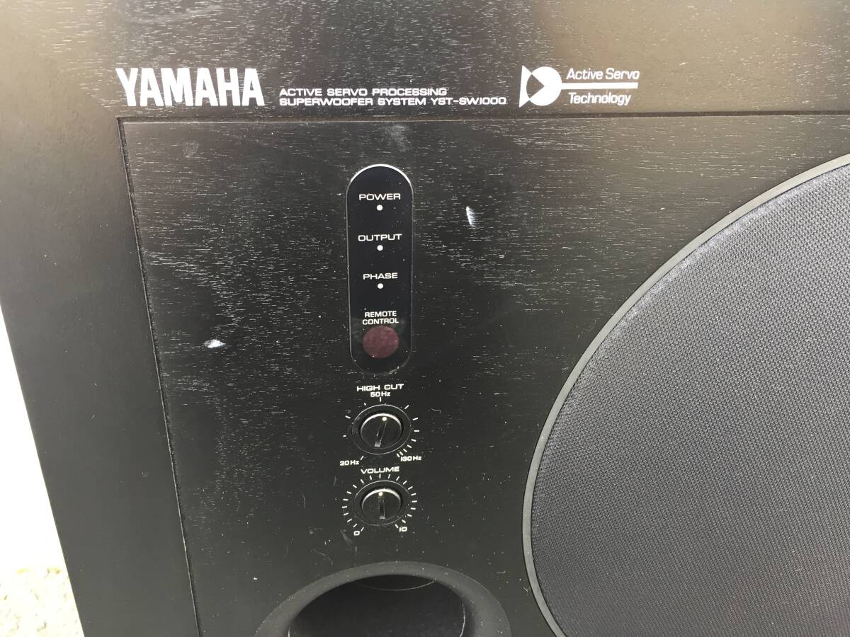 # рабочий товар YAMAHA Yamaha YST-SW1000 сабвуфер оригинальная коробка есть #