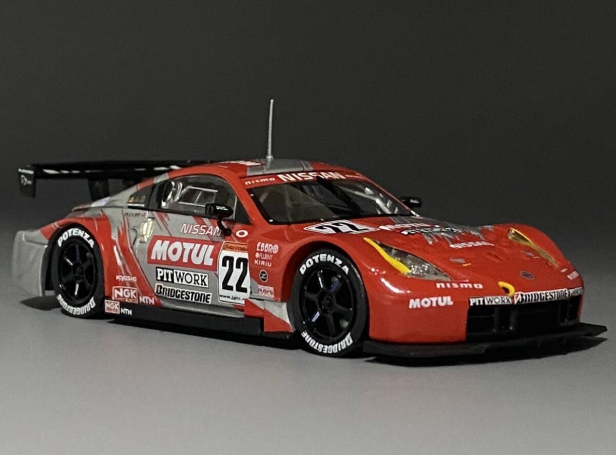 Ebbro Autobacs GT Series 1/43 2004 JGTC Nissan NISMO Motul Pitwork Fairlady Z #22 Late ◆ M.Kageyama / M.Krumm ◆ フェアレディ Z33