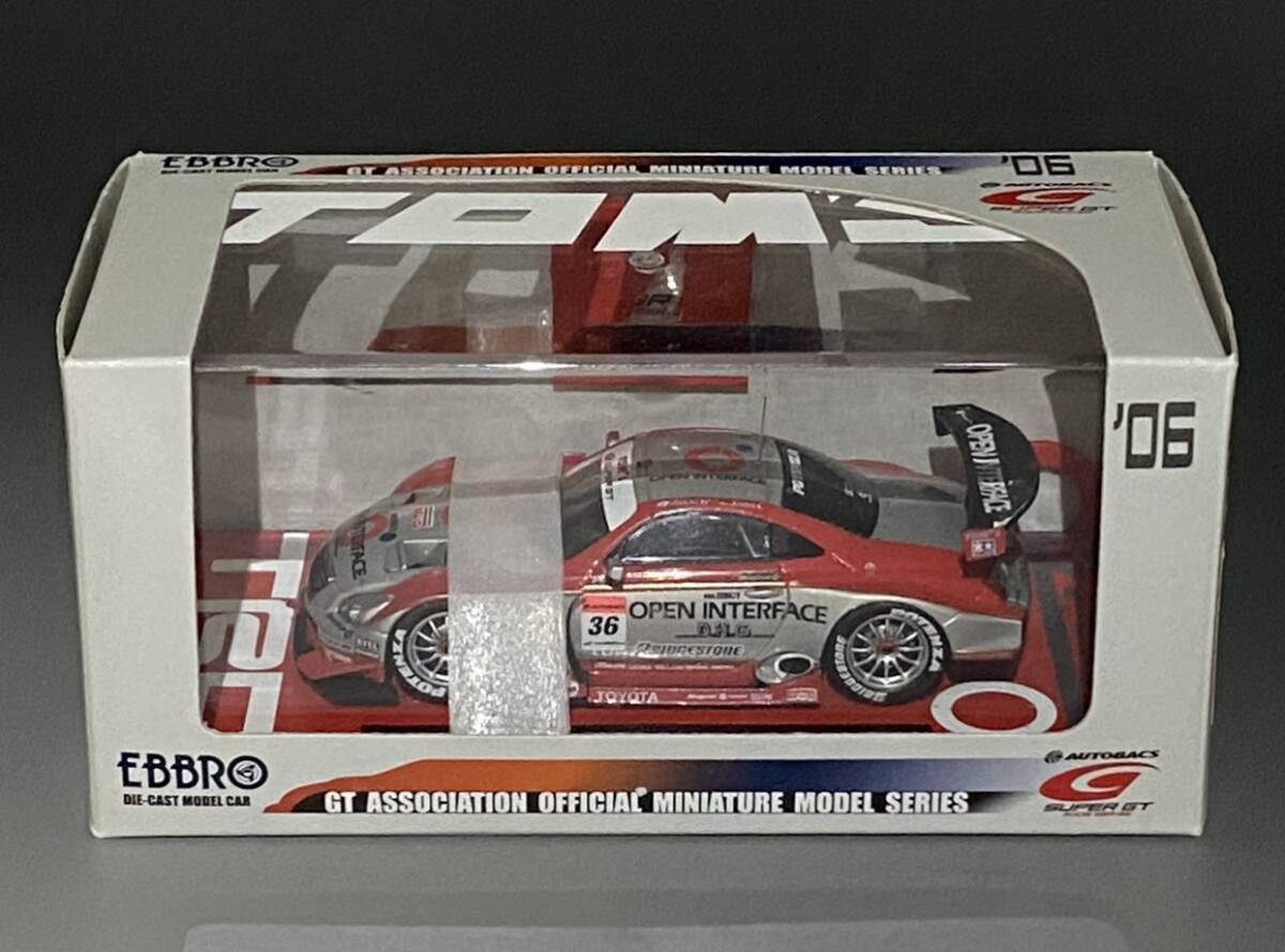 Ebbro Autobacs 1/43 2006 Super GT Open Interface Toyota Team TOM’S Lexus SC430 ◆ Juichi Wakisaka / Andre Lotterer ◆ レクサス
